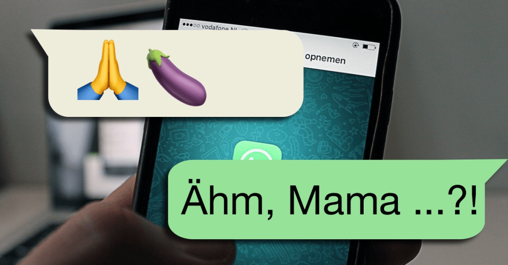 Beim Sexting spielen Emojis eine große Rolle.