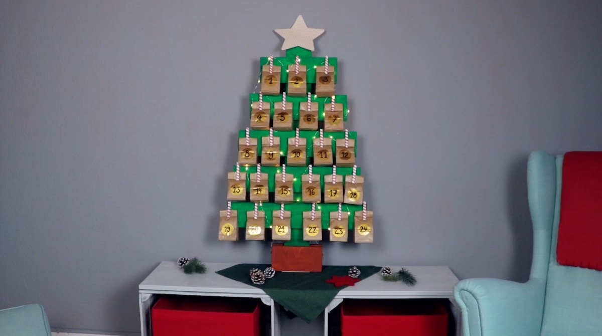 Tannenbaum-Adventskalender.