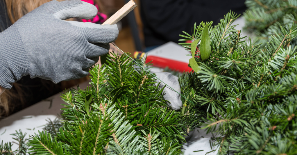 Adventskranz selbst bauen