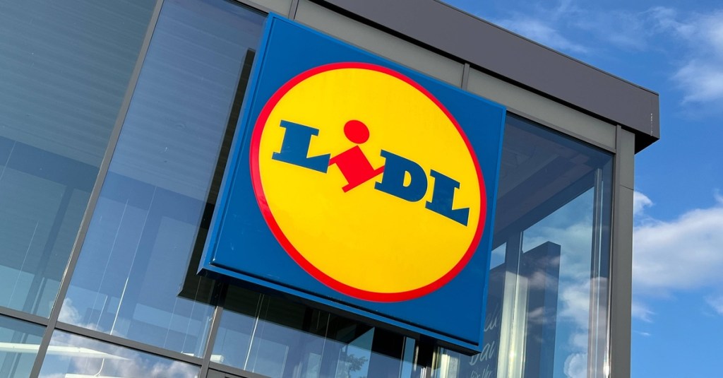 Schild einer Lidl-Filiale.