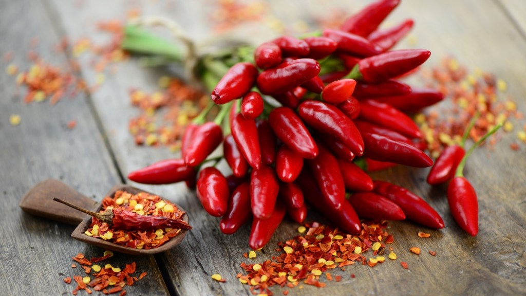 Paprika und Chilis