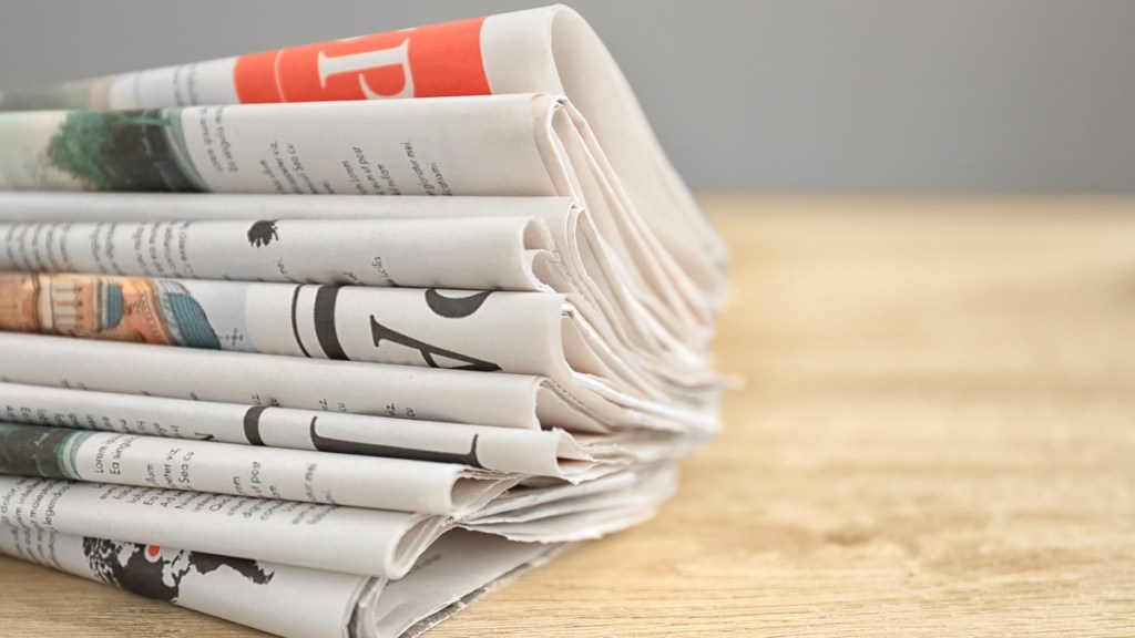 Zeitungspapier als Klopapier-Alternative